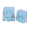 Custom Printed Carrier Paper Suitcase Gift Boxes Bag Ribbon Handle